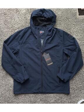 Men’s Hawke & Co Pro Series Hooded All Season Jacket L Blue NWT